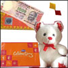 Cash - Rs.1001 + Teddy bear + Chocolates - Click here to View more details about this Product